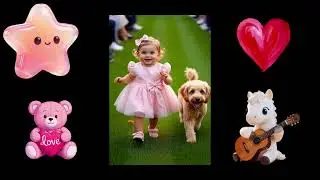 Elegant Dress for Special Moments | Kids Fashion Lookbook with Family Dog @MiniJoyStyle