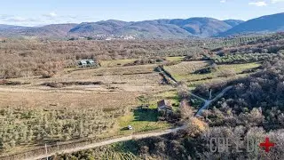Vista dall'alto | Osteria Nuova (RI), Italy | Tenuta con casale e sorgenti d'acqua