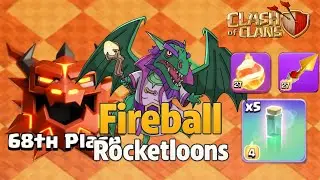 Fireball Rocketloons Legend League Attacks - January Season Day 4 | Clash of Clans