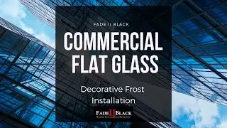 Fade II Black - Castle Rock | Commercial Flat Glass Film Installation 3M San Marino Decorative Frost