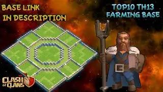 NEW TOP 10 TH13 FARMING BASE WITH LINK IN DESCRIPTION | FARM BASE | TH13 |
