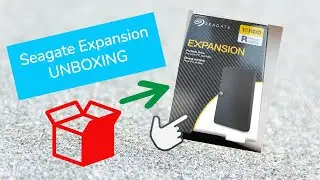Seagate Expansion Portable Hard Drive Unboxing