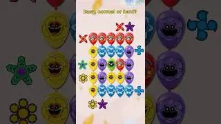 🎈Pop or Not? Balloon Smash with Rude Fox, Catnap, Dogday, Babachops, and Pomni!