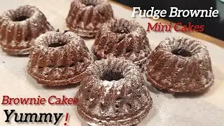 Cocoa Fudge Brownie Mini Cakes