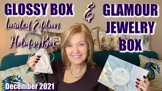 Glossybox Holiday Edition & Glamour Jewelry Box | December 2021 | Treat yourself!
