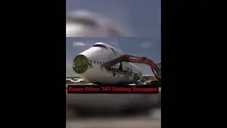 Every 747 Getting Scrapped #aviation #planes #airplanes #boeing #boeing747 #flying #shorts