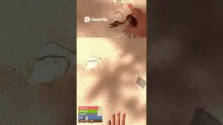 hunting scorpion for the first time 🤣🤣 | Hand simulator : Survival