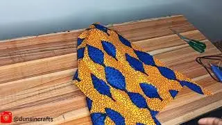 QUICK & EASY DIY ANKARA WALL DECORATION//FLOWER DESIGN