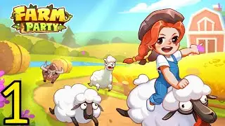 Farm Party: Merge And Pet Gameplay Walkthrough Part 1 Level 1-5 (Android) #farm #gamingvideos