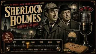 Sherlock Holmes/Rathbone & Bruce Vol 2 NOW FEWER ADS - 8+ hrs #otr #blackscreen #sherlockholmes