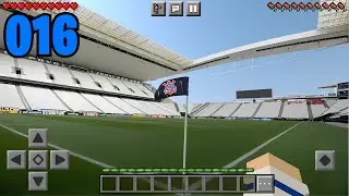 DECORANDO A ARENA CORINTHIANS NO MINECRAFT!! - Construindo uma Cidade 5 #16