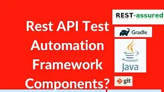 #1 : Rest API Test Automation Framework Components [Rest-assured Tutorial]]