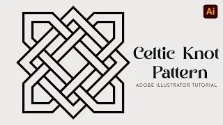 create celtic knot pattern -  Part 2 | adobe illustrator tutorial