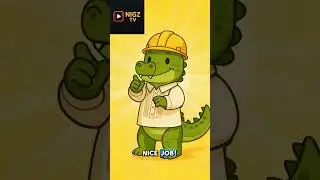 Kroki the crocodile Goes Wild Dancing to Baby Shark &ndash; Too Cute to Handle! Crocodile Dancing video