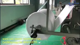 Non woven cotton pads machine，cotton pads making machine，square cotton pads machine