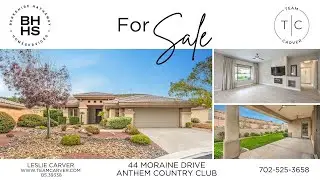 Henderson Real Estate: 44 Moraine Anthem Country Club