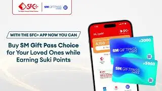 Send Digital SM Gift Pass Choice with the SFC+ App