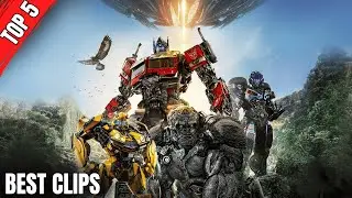 TOP 5  SCENES OF TRANSFORMERS | RISE OF BEAST | OPTIMUS PRIME | MAXIMALS