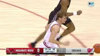 Reed Bailey ALLEY-OOP Gets Things Started vs. Incarnate Word | Indiana Basketball