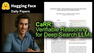 CaRR: Verifiable Reasoning for Deep Search LLMs