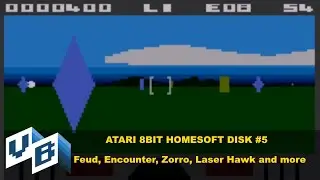 Atari 8bit Computer Homesoft Game Compilation Disk #5