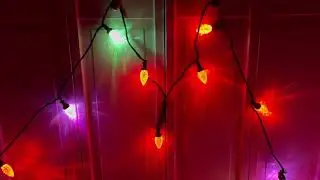 🎄Gemmy 2022 LED LightShow ColorMotion Multicolor Christmas String Lights - Demo 🎄