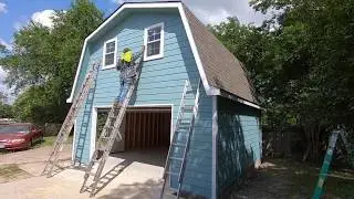 building a 20x20 garage with a gambrel style roof