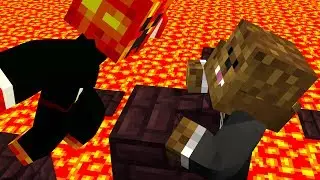 Minecraft: TAG TEAM PARKOUR! - w/Preston & Friends!