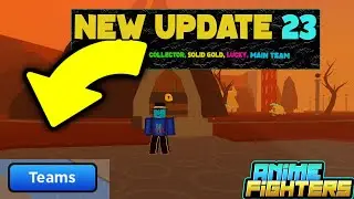 [🔴LIVE] UPDATE 23 + trading!! - anime fighters ROBLOX