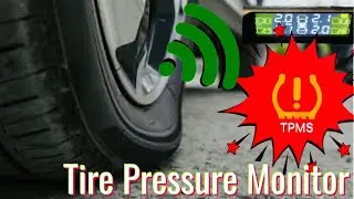 How To Monitor Car Tire Pressure | Tire Pressure Monitoring System TPMS Installation