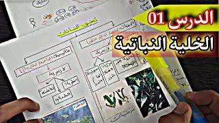 الدرس 01:الخلية النباتية بالتفصيل الممل| علم النبات☘️