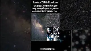Astronomer's captured detailed image of white dwarf star!