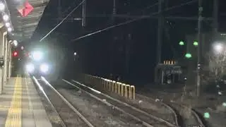 E493系02編成牽引仙石線205系廃車回送列車黒磯駅入線
