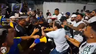 FACADA REAGINDO A TRETA ENTRE A TORCIDA DO CAPIM FC VS DENDELE