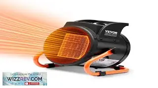 VEVOR Greenhouse Heater 1500W PTC Fast Heating with Overheat Protection 3 Speed Setting