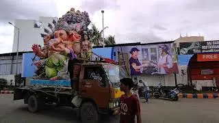 Ganesh Aagman || Ganesh idol transporting 2021 || Ganpathi Murti Aagman 2021 || Ganesh Aagman 2021
