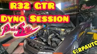 Nissan R32 GTR Dyno Tuning SerpAuto CV2-600 Pinku Style Garage Japan #pinkustyle
