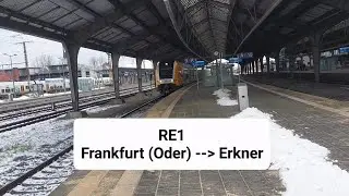 Bahnverkehr in Frankfurt (Oder) während der Baumaßahme