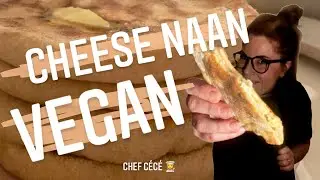 COMMENT R&Eacute;ALISER DES PAIN INDIEN AU FROMAGE:: CHEESE NAAN VERSION VEGAN 🧀