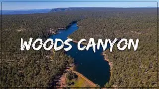 Relaxing 4K Drone Footage of Woods Canyon Lake, DJI Air 2s