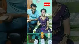 Guess the Drink challenge | Blind folded  guess the soft drink |  challenge| couple funny challenge