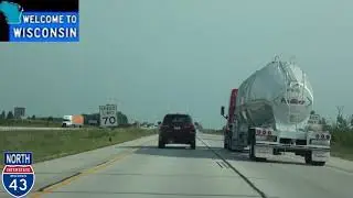 Milwaukee WI to Green Bay WI Via I-43