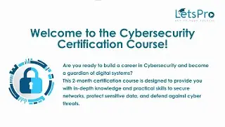 Cyber Security Certification Program | Protect Systems, Networks, and Data