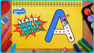 How to Write Uppercase Letters from A to Z  | Learn ABC Writing for Kids