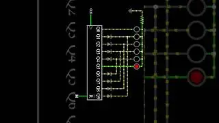 #Shift Register LED Flasher Circuit | Simple Electronics Animation #| #Shorts#