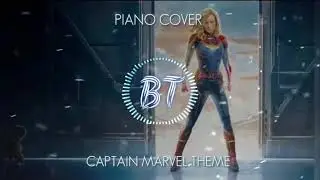 CAPTAIN MARVEL THEME - piano cover by BeingTamilan