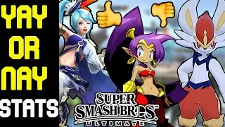 Smash Bros DLC YAY or NAY Stats