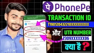 Phonepe Mein Utr Number Or Transaction Id Kya Hai | What is utr number and Transaction ID in Phonepe