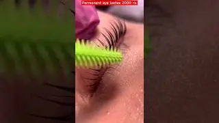permanent eye lashes kaise lagaye 😍| #eyelashes #eyelashextensions #eyelash #shorts