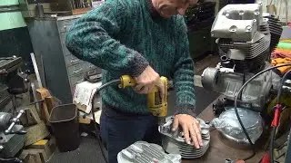 #122 1973 93ci Sstroker Shovelhead motor repair junk case repair std panhead harley от Tatro Machine